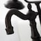 Kingston Brass CA1007T5 3-3/8" Tub Wall Mount Clawfoot Tub Faucet with Hand Shower, Oil Rubbed Bronze CA1007T5 - alternate 2